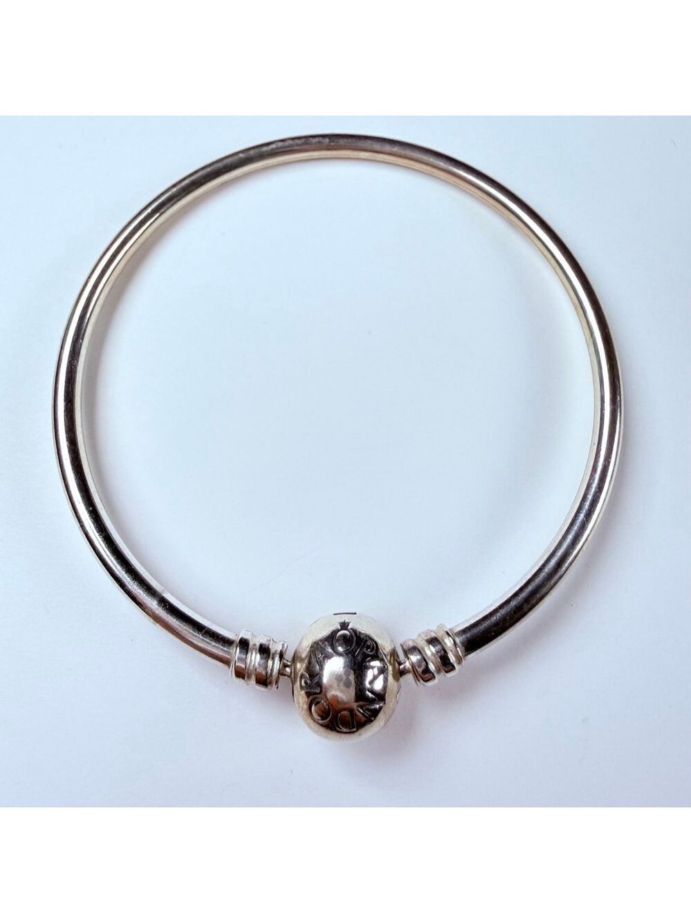 Pandora Sterling Silver 925 Bead Ball Moments Bangle Bracelet BT9739